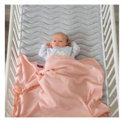 Paturica din bumbac Waffle Weave 70 x 90 cm- Coral Clevamama 3460 SUPclvm_3460