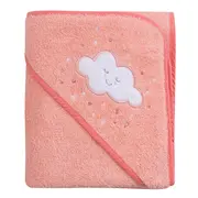 Prosop de baie pentru bebelus si mama roz Clevamama 2922N SUPclvm_DU-2922N