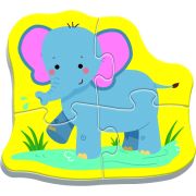 PUZZLE TREFL BABY CLASIC ANIMALE SAFARI 8 PIESE VIV36073