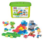 Set Cuburi Mega Bloks Construieste o poveste, 100 piese - 4AKCYR23