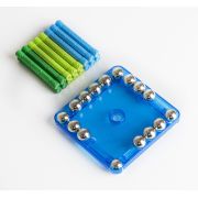 Set de constructie magnetic Geomag color 35 piese - 4AKGEOM-261