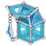 Set de constructie magnetic Geomag PRO-L 75 piese - 4AKGEOM-023