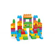 Set Fisher-Price Cuburi Colorate de Construit Mega Bloks 150 de piese - 4AKFVJ49