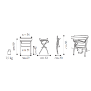 Brevi 567 Masa de infasat Lindo 660 HPBBV567-660