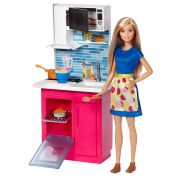 BARBIE SET BUCATARIE CU ACCESORII SI PAPUSA VIVMTDVX51_DVX54