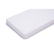 Cearsaf Din Bumbac Jersey Cu Elastic Pe Contur 90x40 Cm, Alb Pjb63410