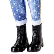 PAPUSA BARBIE FASHIONISTA CU SALOPETA SI O COAFURA VERDE VIVMTFBR37_FXL57