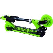 Trotineta pentru copii cu 2 roti Saica Ryder Dark Led Green  - SOLSA3221