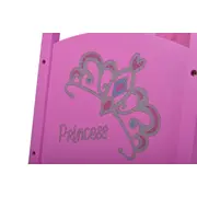 Patut din lemn pentru papusi Diadem Pink BBX67224