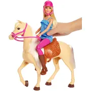 BARBIE SET PAPUSA CU CAL VIVMTFXH13