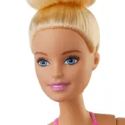 PAPUSA BARBIE BALERINA BLONDA CU COSTUM ROZ VIVMTGJL58_GJL59