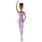 PAPUSA BARBIE BALERINA CREOLA CU COSTUM LILA VIVMTGJL58_GJL61
