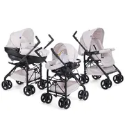 Carucior 3 in 1 Chicco Trio Sprint, car kit, SandShell, 0luni+ - CHC79366-8_SANDSHELL