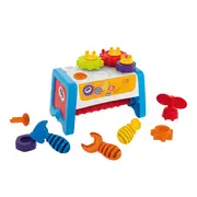 Jucarie Chicco 2 in 1 pentru sortare si stivuire, Statia de lucru a mecanicului, 12-36 luni - CHC10062-1