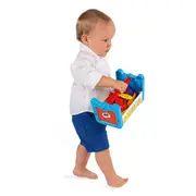 Jucarie Chicco 2 in 1 pentru sortare si stivuire, Statia de lucru a mecanicului, 12-36 luni - CHC10062-1