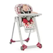 Scaun de masa Chicco Polly Progres 5 in 1, Cherry, 0 luni+  - CHC79336-8_CHERRY