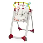 Scaun de masa Chicco Polly Progres 5 in 1, Cherry, 0 luni+  - CHC79336-8_CHERRY