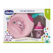 Set diversificare hrana bebelusi Chicco, Girl, 6luni+ - CHC16200-7_GIRL