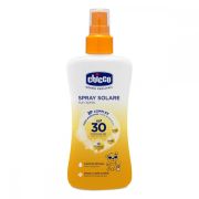 Spray Chicco protectie solara dermopediatrica, SPF 30+, 150ml, 0 luni+ CHC09160-9