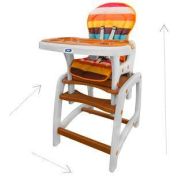 Scaun de masa Juju Eat&amp;Play, Maro JUJJu3002-Brown-2