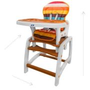 Scaun de masa Juju Eat&amp;Play, Maro JUJJu3002-Brown-2
