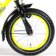 Bicicleta pentru baieti Volare Yellow Cruiser 81419 14 inch cu roti ajutatoare si frana de mana - SOLVOL81419