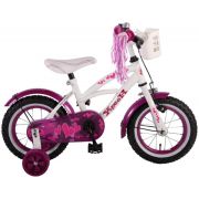 Bicicleta pentru copii Volare Heart Cruiser 61209 12 inch cu roti ajutatoare si frana de mana - SOLVOL61209