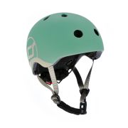 Casca De Protectie Pentru Copii, Sistem De Reglare Magnetic Cu Led, Xxs-s, 45-51 Cm, 1 An+, Forest, Scoot  Ride Pjb96361