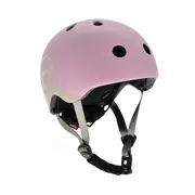 Casca De Protectie Pentru Copii, Sistem De Reglare Magnetic Cu Led, Xxs-s, 45-51 Cm, 1 An+, Rose, Scoot  Ride Pjb96323