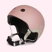 Casca De Protectie Pentru Copii, Sistem De Reglare Magnetic Cu Led, Xxs-s, 45-51 Cm, 1 An+, Rose, Scoot  Ride Pjb96323
