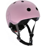 Casca De Protectie Pentru Copii Cu Finisaj Mat, Sistem De Reglare Magnetic, Include Lumina De Siguranta Led Si Captuseala Moale Din Fleece Pentru Protectie Suplimentara, S-m, 51-55 Cm, 3 Ani+,  Rose, Pjb96368