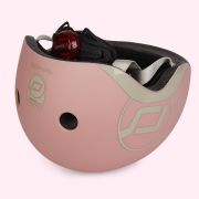 Casca De Protectie Pentru Copii Cu Finisaj Mat, Sistem De Reglare Magnetic, Include Lumina De Siguranta Led Si Captuseala Moale Din Fleece Pentru Protectie Suplimentara, S-m, 51-55 Cm, 3 Ani+,  Rose, Pjb96368