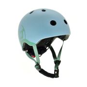 Casca De Protectie Pentru Copii, Sistem De Reglare Magnetic Cu Led, Xxs-s, 45-51 Cm, 1 An+, Steel, Scoot  Ride Pjb96322