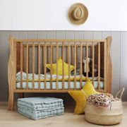 Patut Din Lemn Pentru Bebe, Inaltime Saltea Reglabila, Noble Vintage 120x60 Cm Pjbnoble_cot_vintage