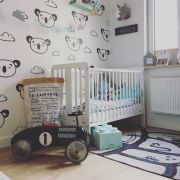 Patut Din Lemn Pentru Bebe, Inaltime Saltea Reglabila, Star Baby Alb 120x60 Cm Pjbstar_cot_white