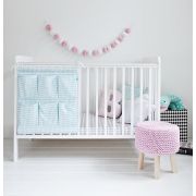 Patut Din Lemn Pentru Bebe, Inaltime Saltea Reglabila, Star Baby Alb 120x60 Cm Pjbstar_cot_white