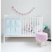 Patut Din Lemn Pentru Bebe, Inaltime Saltea Reglabila, Star Baby Alb 120x60 Cm Pjbstar_cot_white