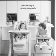 Scaun de masa Chicco Polly 2 Start 4roti, Miss Pink, 0 luni+ - CHC79205-8_MISS PINK