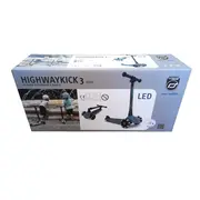 Trotineta Copii Pliabila, Reglabila, Roti Luminoase, Highwaykick 3 Led Kiwi, 3-6 Ani, Pana La 50 Kg, Scoot  Ride Pjb96359