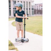 Trotineta Copii Pliabila, Reglabila, Roti Luminoase, Highwaykick 3 Led Steel, 3-6 Ani, Pana La 50 Kg, Scoot  Ride Pjb96347