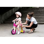 Trotineta Copii 1-4 Ani, Transformabila 2in1, Highwaybaby+ Roz Galben, Scoot And Ride Pjb96194