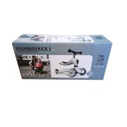 Trotineta Copii Cu Sezut, Transformabila 2in1, Highwaykick 1 Forest, 1-5 Ani, Pana La 50 Kg, Scoot  Ride Pjb96269