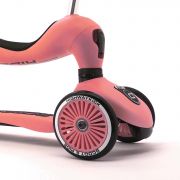 Trotineta Copii Cu Sezut, Transformabila 2in1, Highwaykick 1 Peach, 1-5 Ani, Pana La 50 Kg, Scoot  Ride Pjb96353