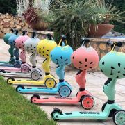 Trotineta Copii Cu Sezut, Transformabila 2in1, Highwaykick 1 Peach, 1-5 Ani, Pana La 50 Kg, Scoot  Ride Pjb96353
