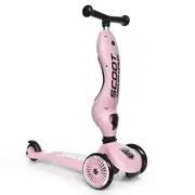 Trotineta Copii Cu Sezut, Transformabila 2in1, Highwaykick 1 Rose, 1-5 Ani, Pana La 50 Kg, Scoot  Ride Pjb96270