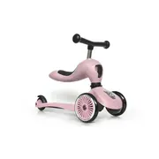 Trotineta Copii Cu Sezut, Transformabila 2in1, Highwaykick 1 Rose, 1-5 Ani, Pana La 50 Kg, Scoot  Ride Pjb96270
