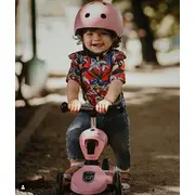 Trotineta Copii Cu Sezut, Transformabila 2in1, Highwaykick 1 Rose, 1-5 Ani, Pana La 50 Kg, Scoot  Ride Pjb96270