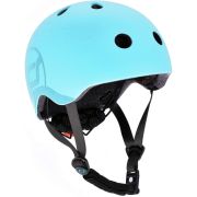 Casca De Protectie Pentru Copii Cu Finisaj Mat, Sistem De Reglare Magnetic, Include Lumina De Siguranta Led Si Captuseala Moale Din Fleece Pentru Protectie Suplimentara, S-m, 51-55 Cm, 3 Ani+, Blueber Pjb96362