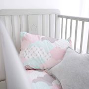 Patut Din Lemn Pentru Bebe, Inaltime Saltea Reglabila, Star Baby Gri 120x60 Cm Pjbstar_cot_grey