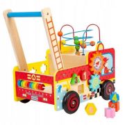 Antemergator educativ pompieri ecotoys hm013238, blocuri, labirint, multicolor edeedihm013238